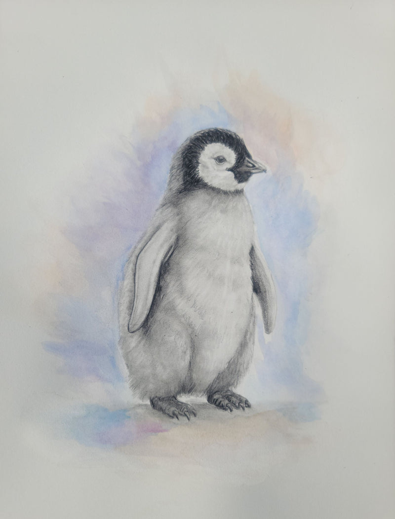 Precious Penguin 9"x12"